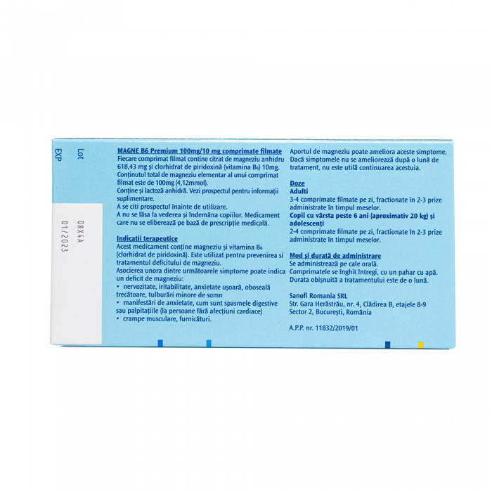 Magne B6 premium x 30cpr filmate, Sanofi...