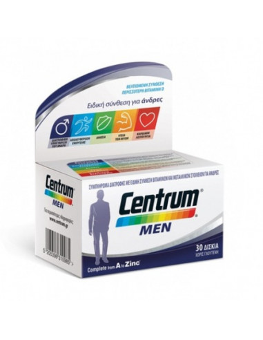 Centrum pentru barbati formula imbunatatita, 30 comprimate, Gsk