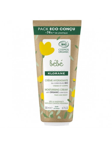 Klorane bebe crema hidratanta bio, 200 ml, Lab. Pierre Fabre Franta