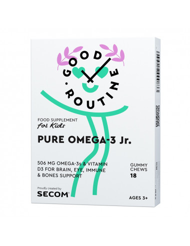 Good routine pure omega 3 jr., 18 jeleuri, Secom