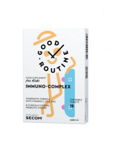 Good routine immuno-complex, 15 tablete masticabile, Secom