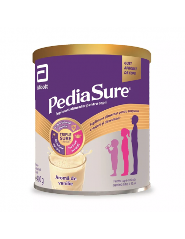 PediaSure aroma de vanilie pulbere, 400g, Abbott