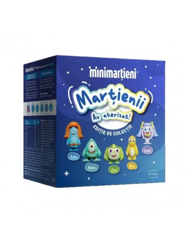 Minimartieni gummy cu echinacea, 60 jeleuri +...