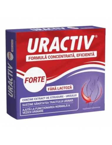 Uractiv forte fara lactoza 1 bls, 10 cps, Terapia SA Cluj