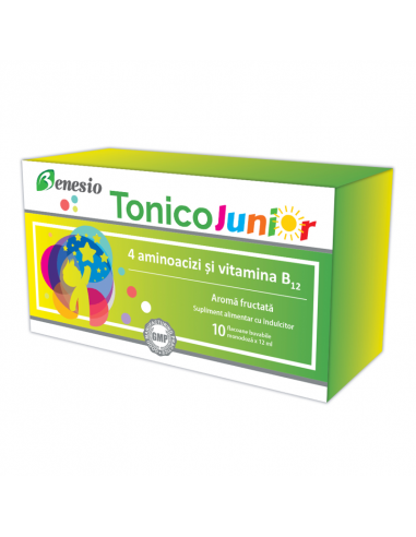 Tonico junior 12ml, 10 monodoze, Benesio