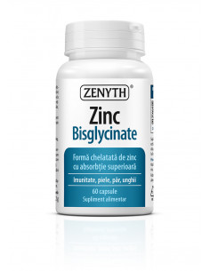 Zinc bisglycinate, 60 capsule, Zenyth