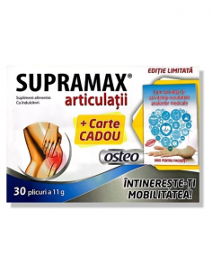 Supramax articulatii osteo, 30 plicuri + ghid pacient...