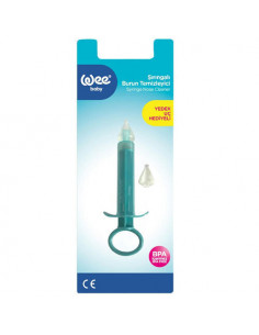 Seringa lavaj nazal cu varf de silicon - cod 684, Wee Baby