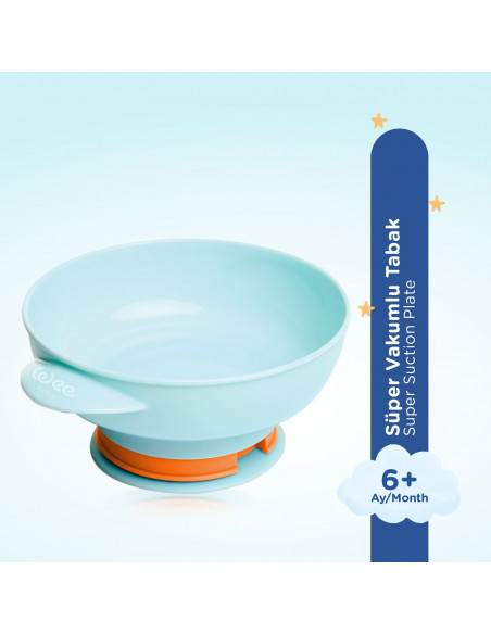 Bol din silicon cu prindere vacuum Wee Baby, cod 315