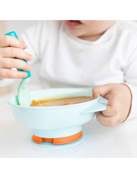 Bol din silicon cu prindere vacuum Wee Baby, cod 315