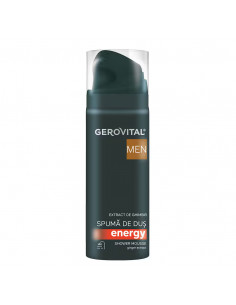 Spuma de dus energy Gerovital men, 200ml, Farmec