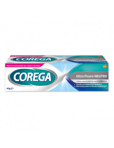 Crema adeziva pentru proteza dentara Neutro Corega, 40 g, Haleon