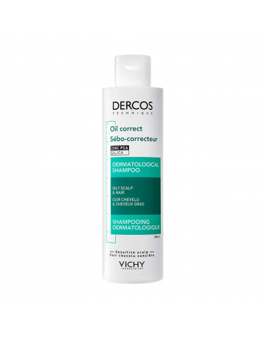 Sampon-tratament sebocorector Oil Correct Dercos, 200ml, La Roche-Posay