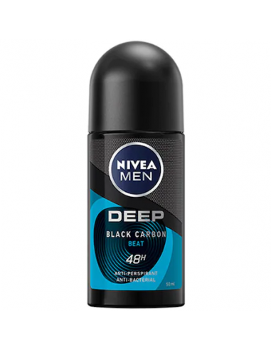 Deodorant roll-on pentru barbati Deep Beat, 50ml, Nivea, Beiersdorf Medical