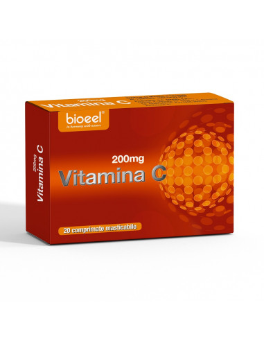 Vitamina C 200 mg, 20 comprimate, Bioeel