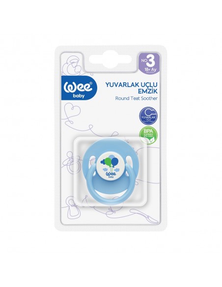 Suzeta silicon rotunda clasic nr 3 - cod 857, Wee Baby