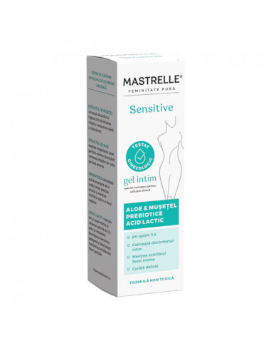 Gel pentru igiena intima Mastrelle Sensitive, 200 ml, Fiterman Pharma