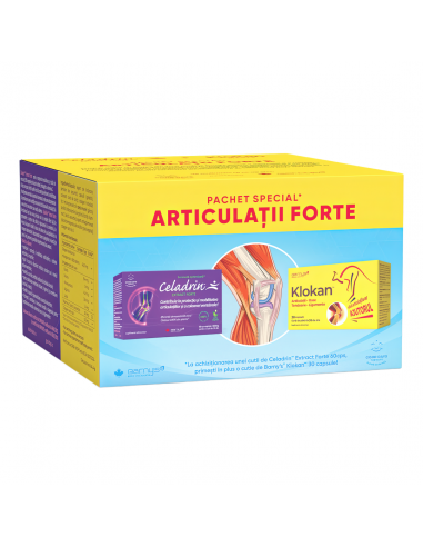 Pachet Klokan 30 capsule + Celadrin Extract Forte 500 mg 60 capsule, Good Days Therapy