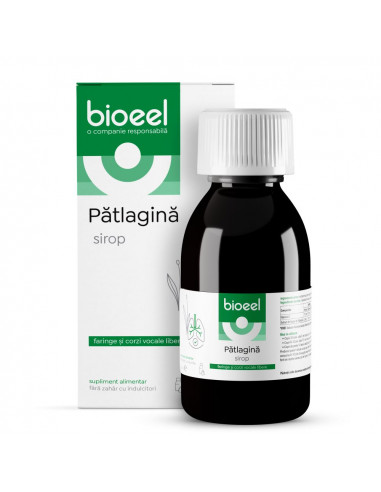 Sirop de patlagina, 120 ml, Bioeel