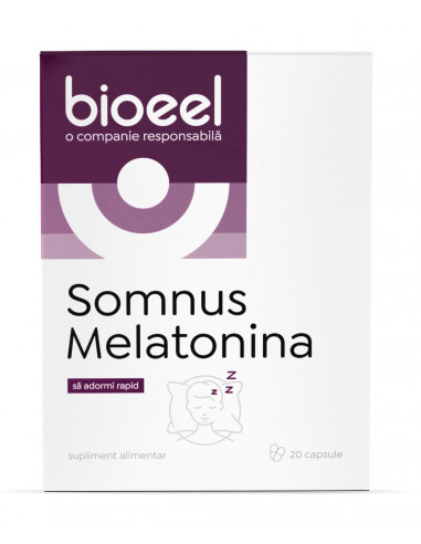 Somnus Melatonina, 20 capsule, Bioeel