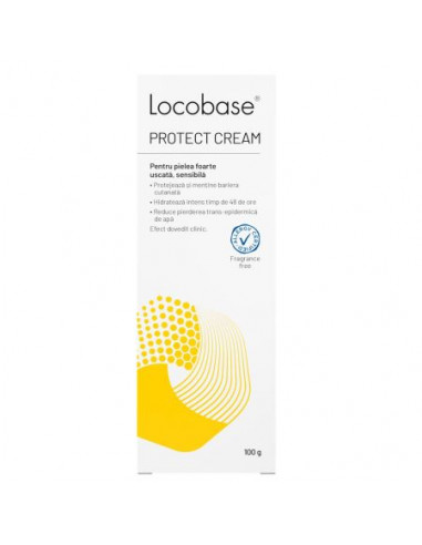 Crema pentru pielea sensibila Locobase Protect Cream, 100 ml, Karo Healthcare
