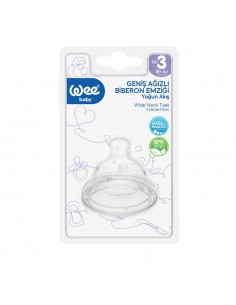 Tetina silicon anticoloci gura larga nr 3 - cod 854