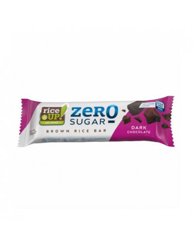 RUP Zero Sugar Dark Chocolate Brown Rice Bar, 18 g, RiceUP