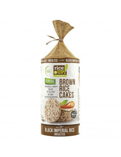 Brown Rice Cakes Black Imperial Rice, 120 g, RiceUP