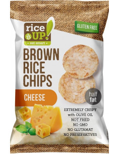 Brown Rice Chips Cheese, 60 g, RiceUP
