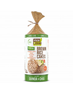Brown Rice Cakes Quinoa & Chia, 120 g, RiceUP