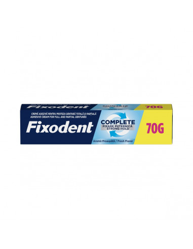 Fixodent Complete Fresh cremă adezivă proteze, 70 g