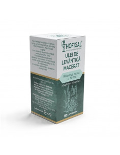 Ulei de Levănțică macerat, 60 capsule moi, Hofigal