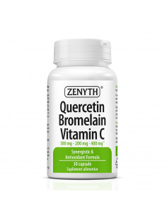 Quercetin Bromelain Vitamin C, 30 capsule – Zenyth