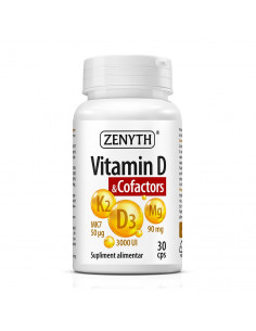 Zenyth Vitamina D & Cofactors, 30 capsule