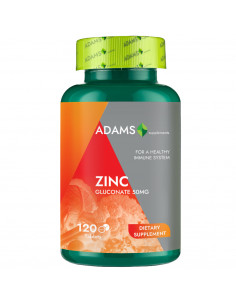 Zinc 50 mg – 120 comprimate (Adams Supplements)