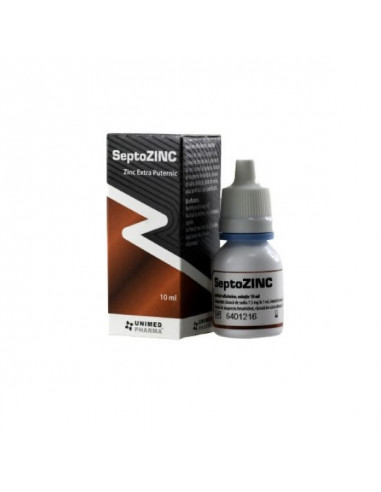 SeptoZINC soluție oftalmică izotonică, 10 ml