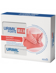 Urimil Forte Max 2×30 capsule + Urimil Gel CBD 50 ml –...
