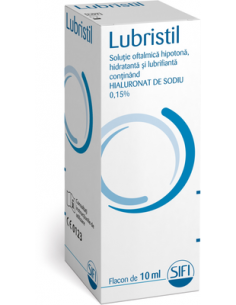 Lubristil 0.15 % soluție oftalmică hidratantă – 10 ml