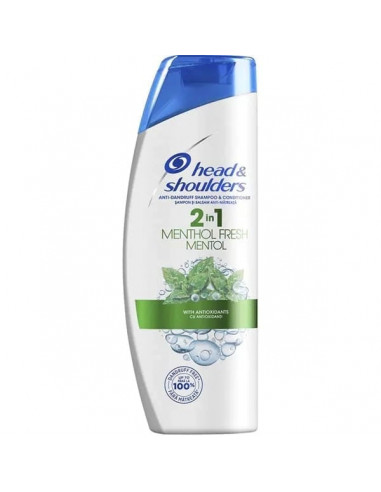 Head & Shoulders 2 in 1 Menthol Fresh șampon antimătreață x 330 ml