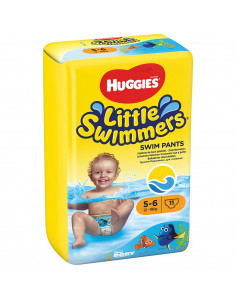 Huggies Little Swimmers 5‑6 (12‑18 kg) – 11 bucăți