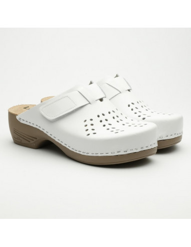 Saboti medicali white art161 (măr. 37)