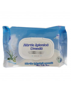 Hârtie igienică umedă cu aloe vera MONUK ALL – 40 bucăți