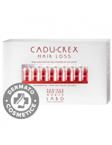 Cadu-Crex caderea parului stadiu sever Woman x 40 fiole
