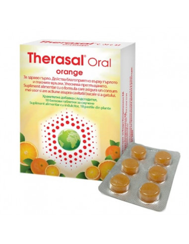 TheraSal Oral Orange – 18 pastile de supt, Vedra