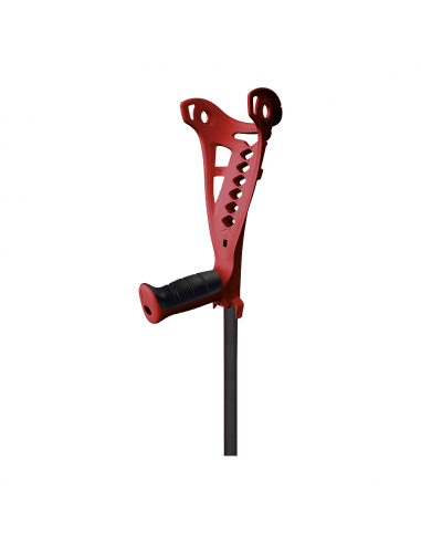 Carja ergonomica, cu sprijin pe cot, Access SAFEWALK - Roșu