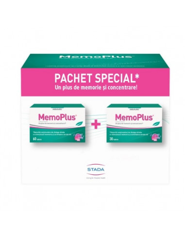MemoPlus – Pachet promoțional 60 + 60 tablete, Walmark