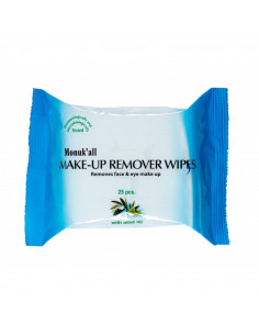 Șervețele umede demachiante, 25 buc, Monuk
