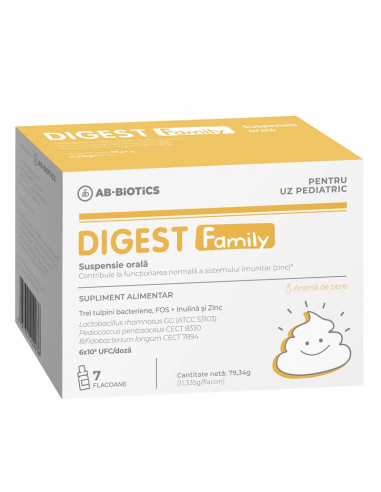 Digest Family suspensie orala, 7 flacoane