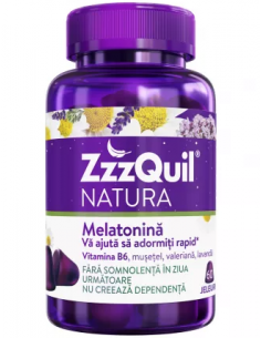 ZzzQuil Natura – Melatonină + Vitamina B6 & plante...