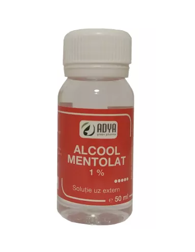 Alcool mentolat 1 % – Adya Green Pharma – 50 ml
